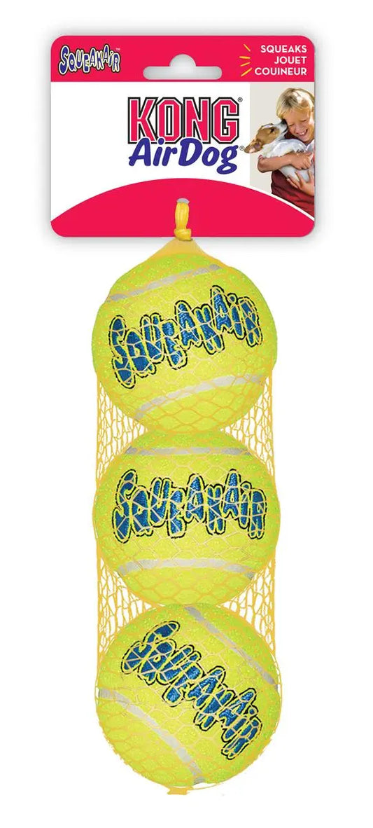 Kong Tennisball m/pip - 3pk